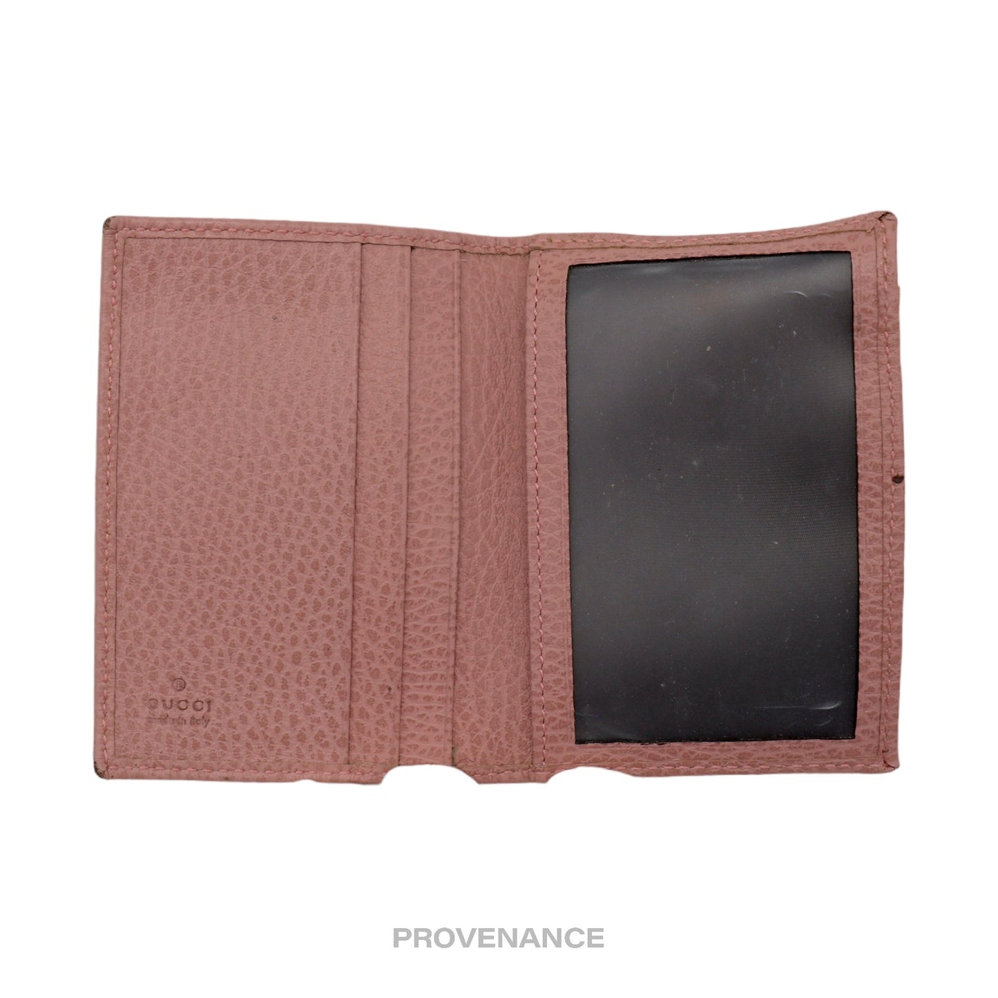 🔴 Gucci MII Pocket Organizer Wallet - Powder Pink