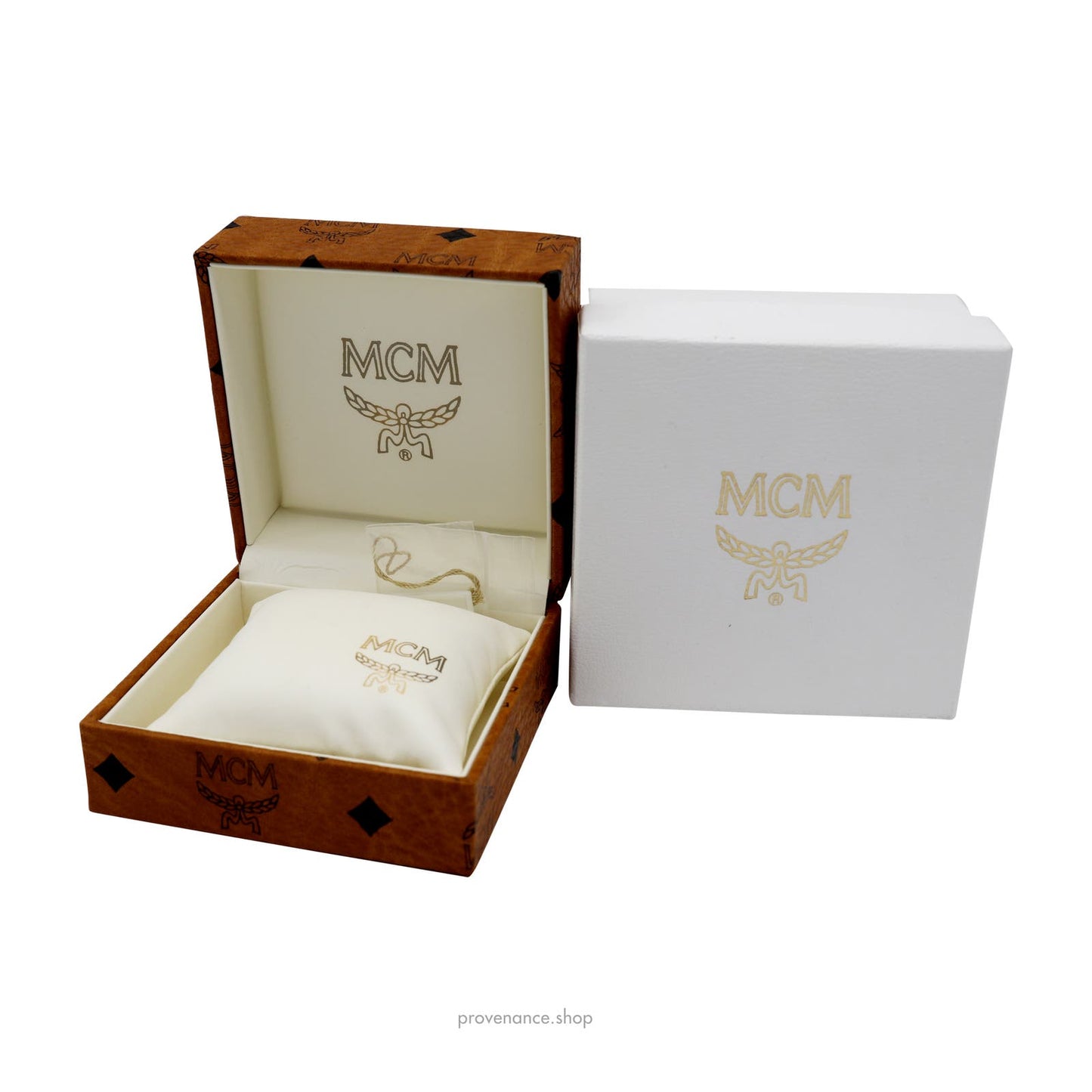 🔴 MCM Jewelry Box - Cognac Visetos