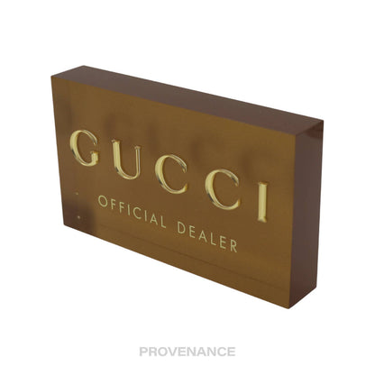 🔴 Gucci Official Dealer Retail Store Sign