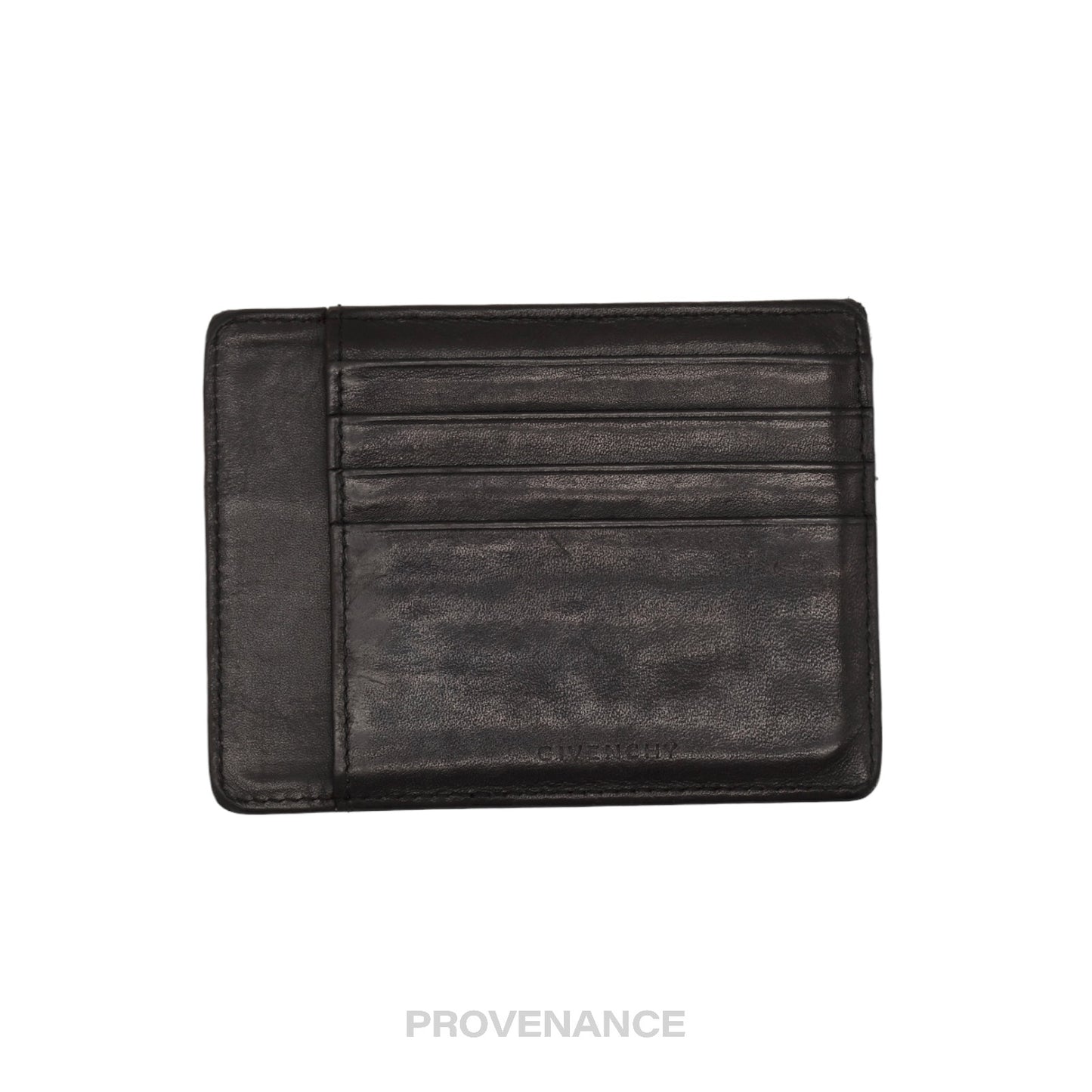 🔴 Givenchy Cardholder Wallet - Black  Leather