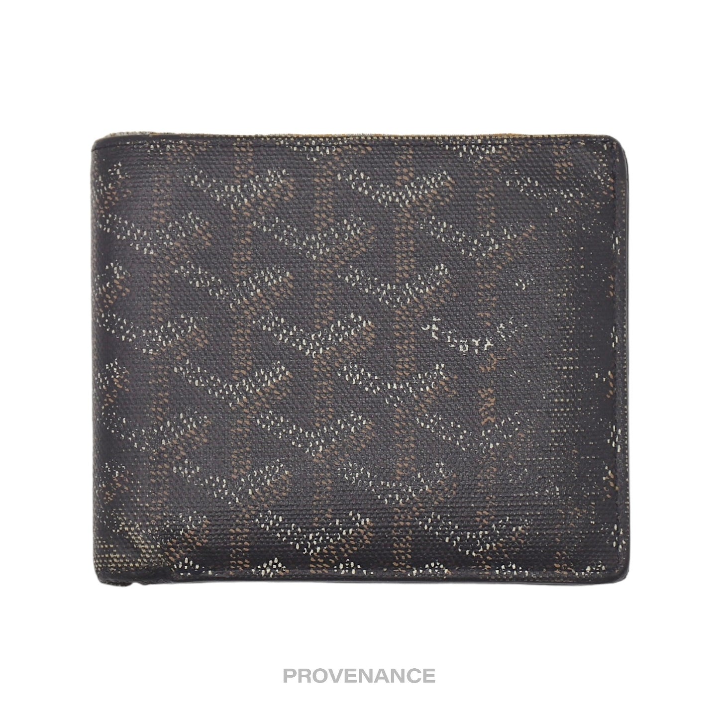 🔴 Goyard Florentin Bifold Wallet - Black Goyardine
