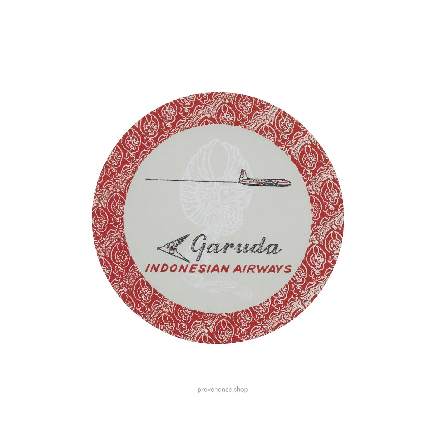 🔴Airline Label Postcard Sticker- GARUDA INDONESIAN AIRWAYS