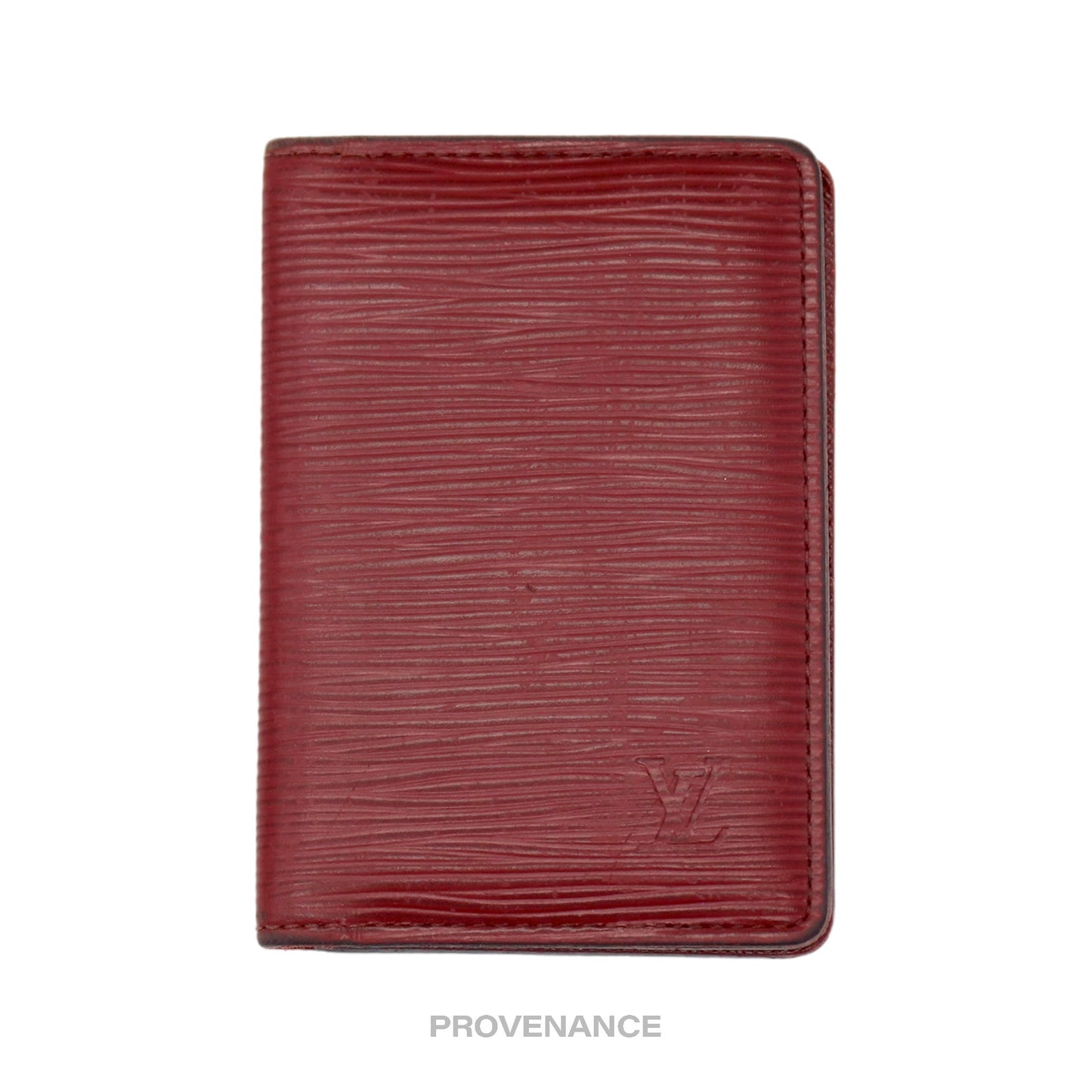 🔴 Louis Vuitton Pocket Organizer Wallet NM- Red Epi Leather