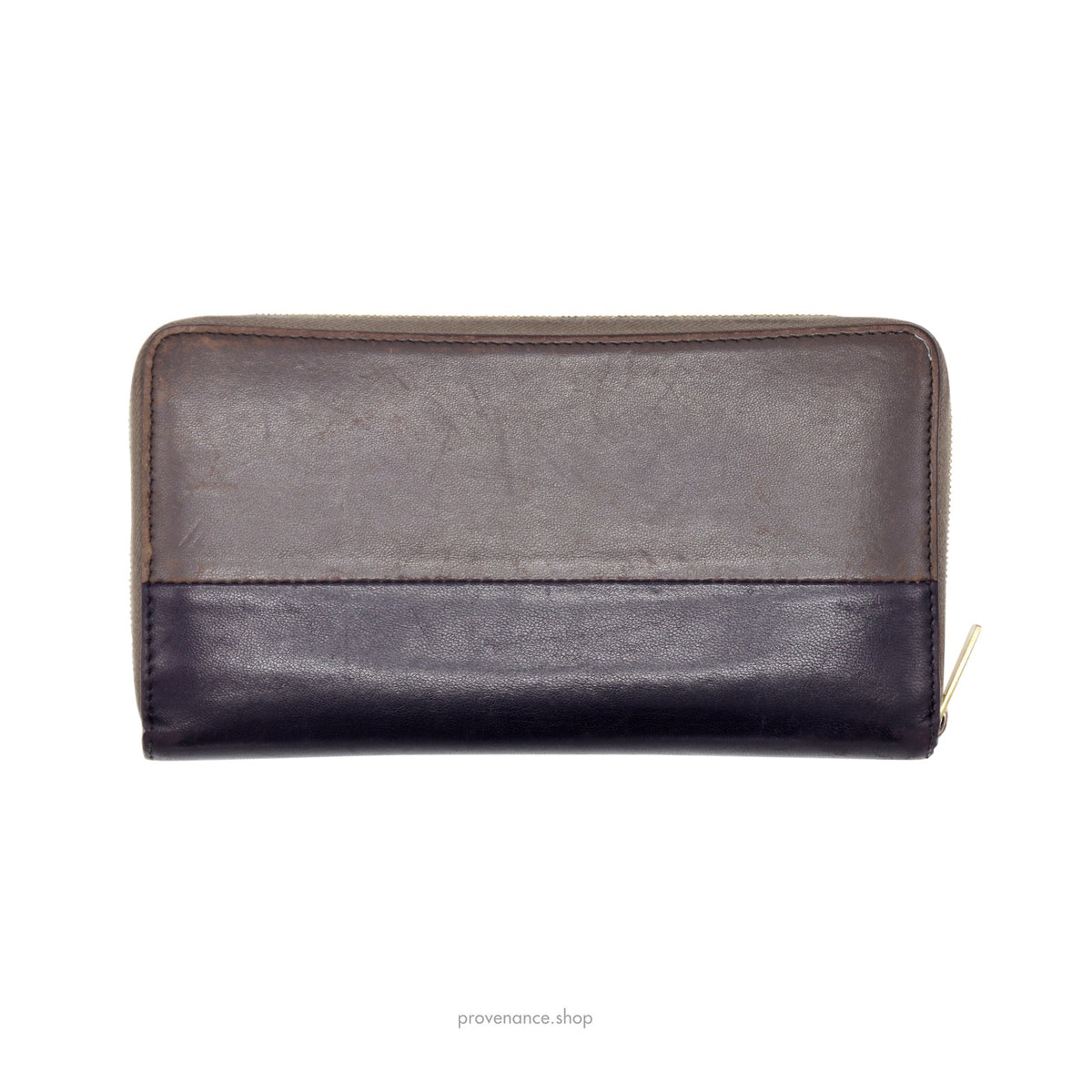 🔴 Celine Multifunction Zip Wallet - Grey/Black