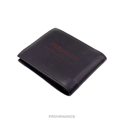 🔴 Givenchy 8CC Address Bifold Wallet - Black Leather