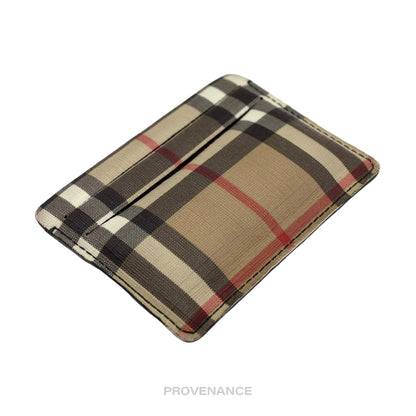 🔴 Burberry Card Holder Wallet - Nova Vintage Check