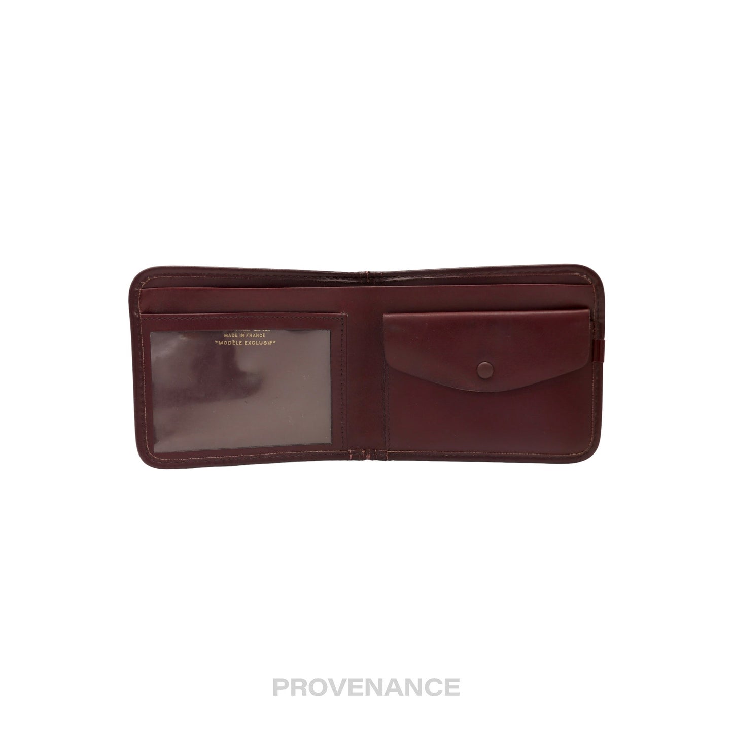 🔴 Dior Trotter Bifold Wallet - Burgundy Jacquard