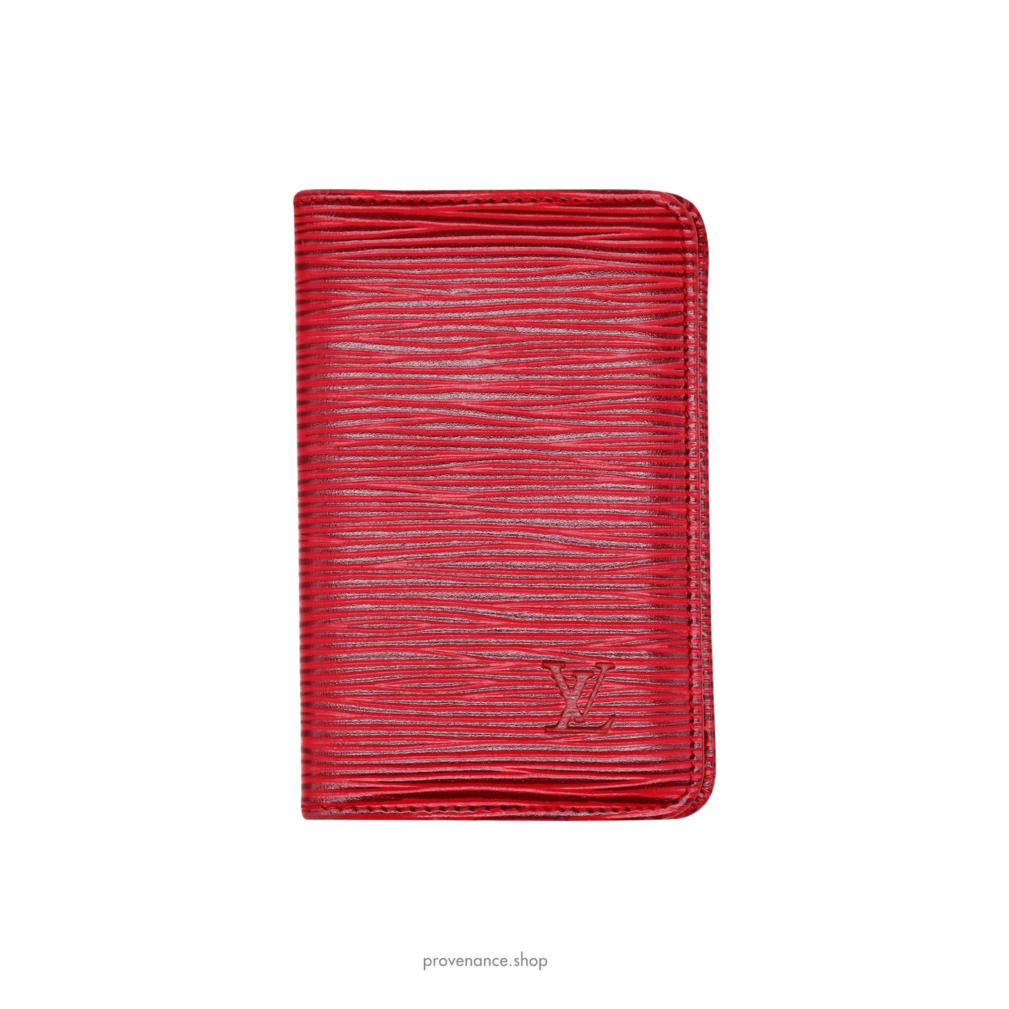 🔴 Louis Vuitton Pocket Organizer Wallet - Red Epi Leather