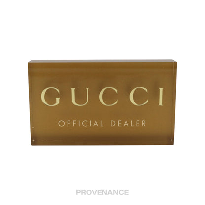 🔴 Gucci Official Dealer Retail Store Sign