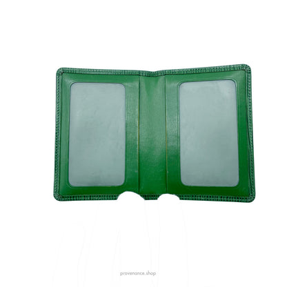 🔴 Louis Vuitton 2ID Wallet - Green Epi Leather