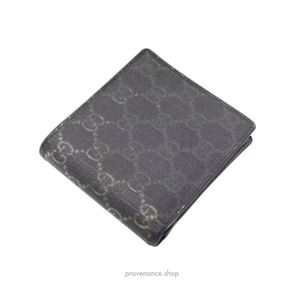 🔴Gucci GG Supreme Bifold Wallet - Black