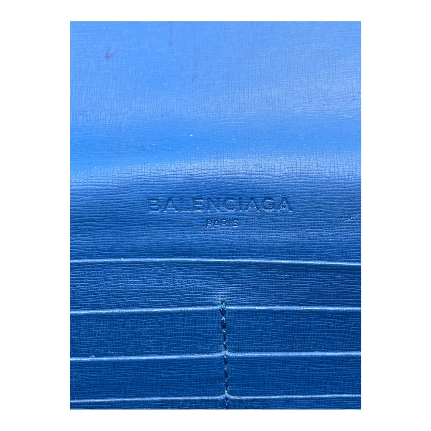 🔴 Balenciaga Snap Long Wallet - Bazaar Striped