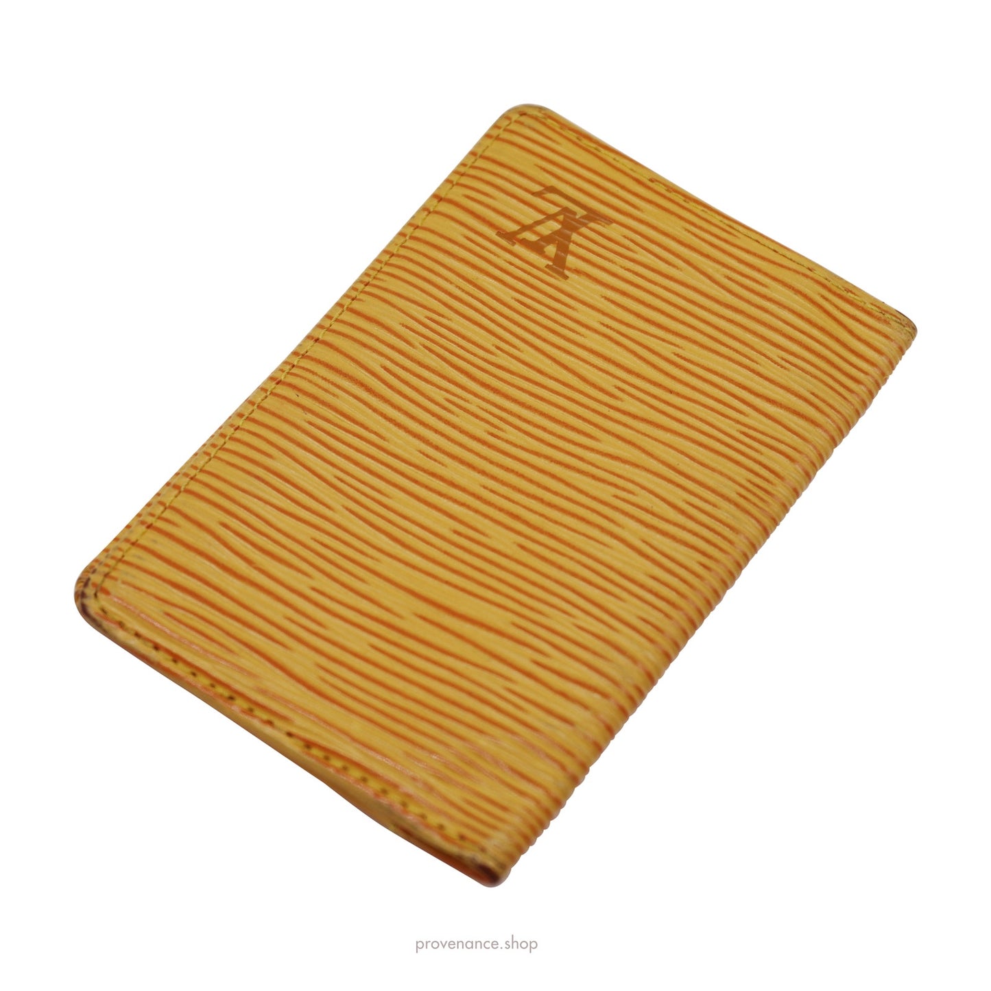 🔴 Louis Vuitton Pocket Organizer Wallet - Tassil Yellow Epi Leather