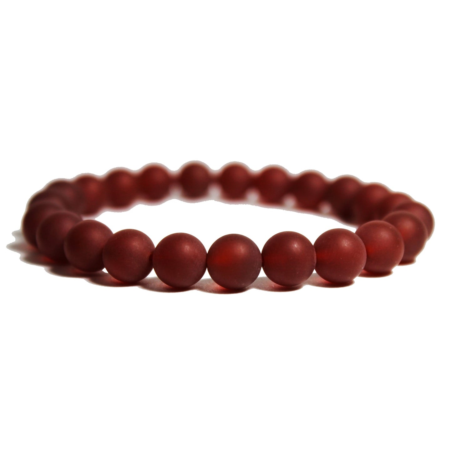 🔴 Bracelet - Matte Red Agate