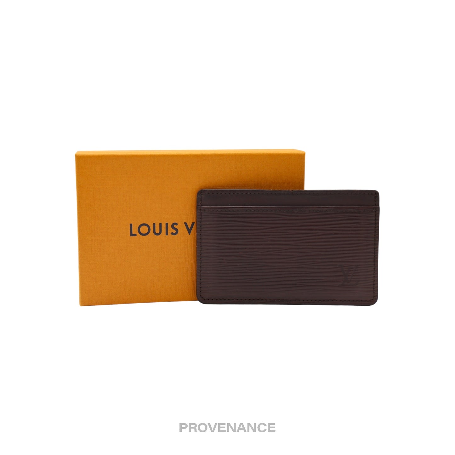 🔴 Louis Vuitton Card Holder - Moka Epi Leather