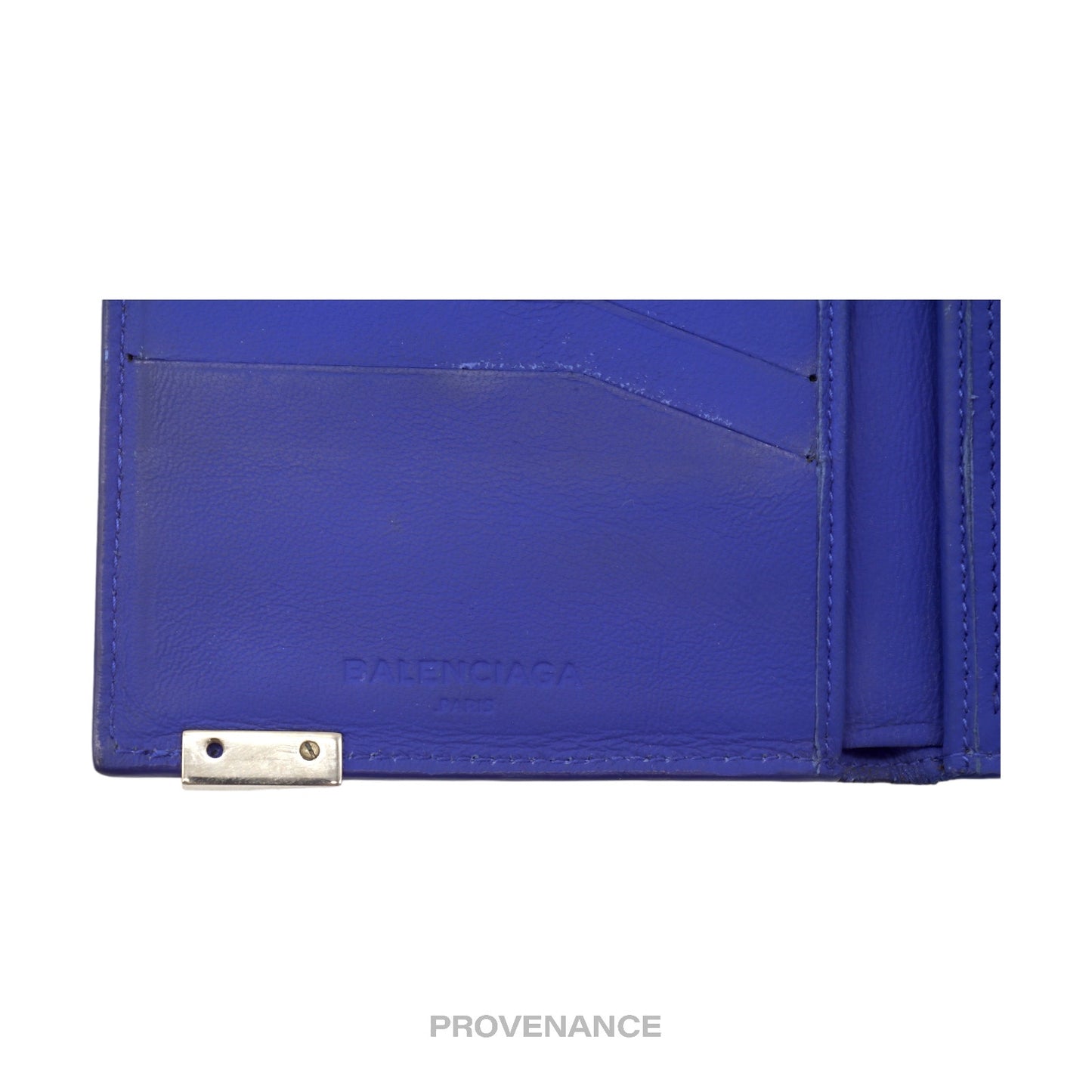 🔴 Balenciaga Wallet - Blue Abstract