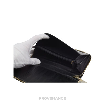 🔴 Saint Laurent Paris SLP Zip Long Wallet - Monogram