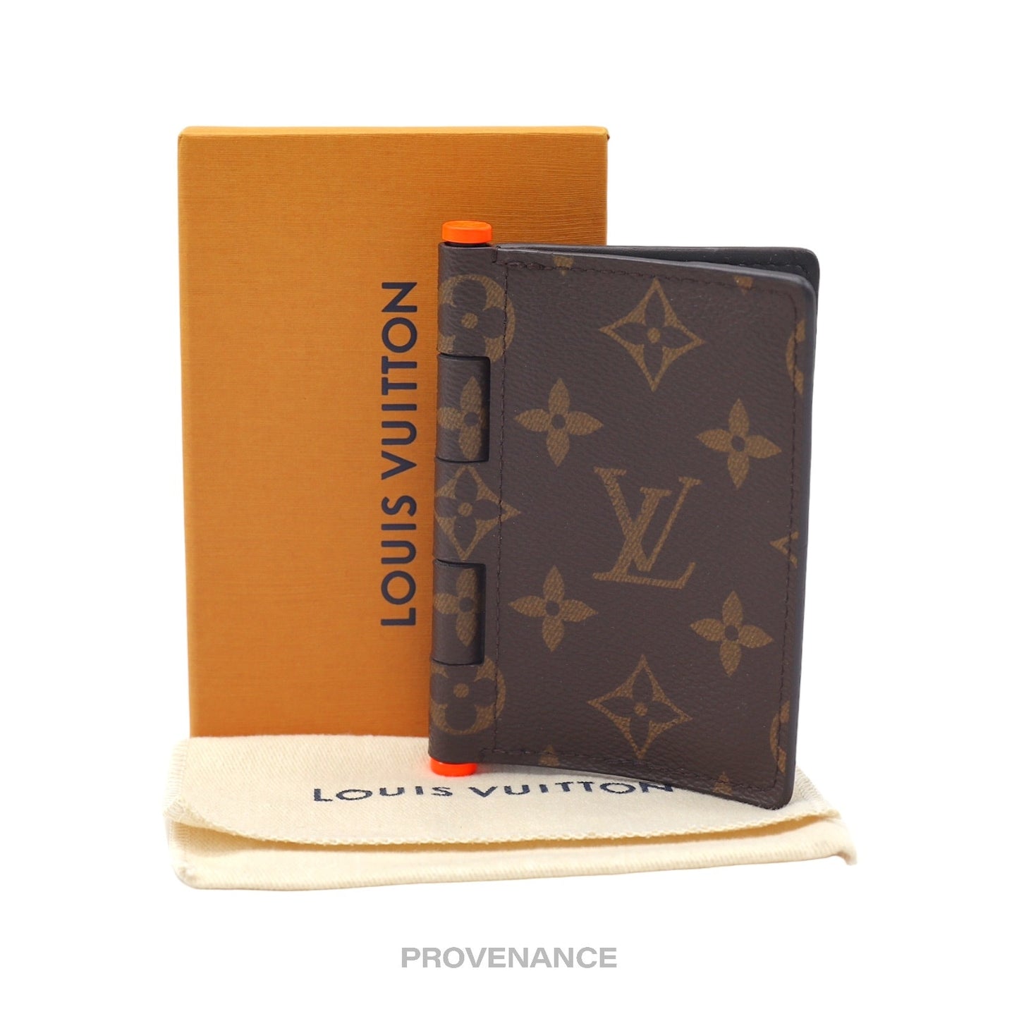 🔴 Louis Vuitton Hinge Pocket Organizer Card Wallet