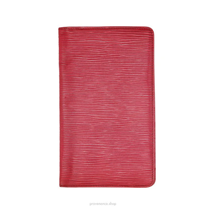 🔴 Louis Vuitton Long Wallet - Red Epi Leather