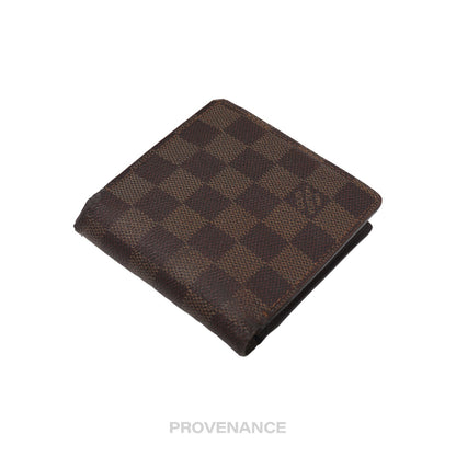 🔴 Louis Vuitton Marco Wallet - Damier Ebene