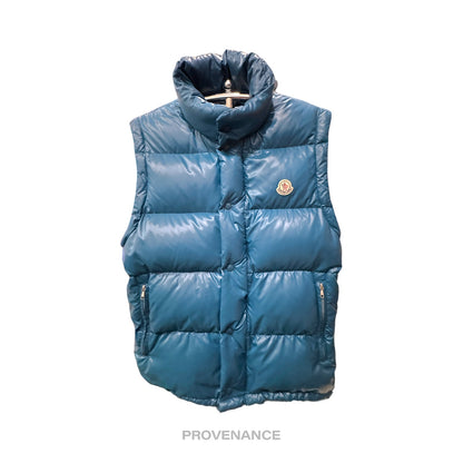 🔴 Moncler Convertible Puffer Down Jacket Coat Vest - Teal 2