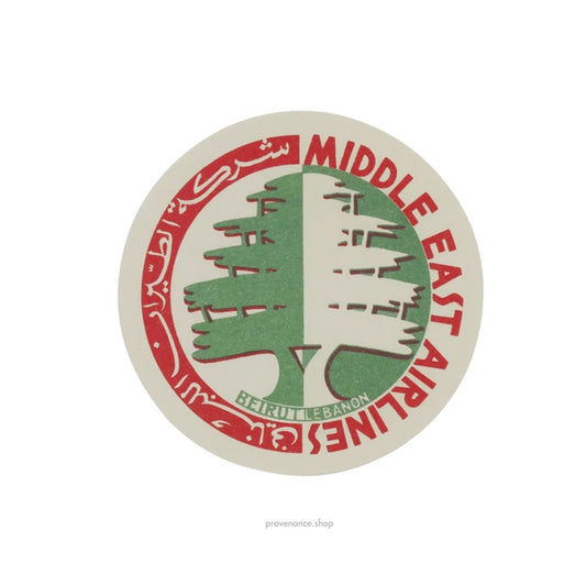 🔴 Louis Vuitton Airline Label Postcard Sticker - MIDDLE EAST