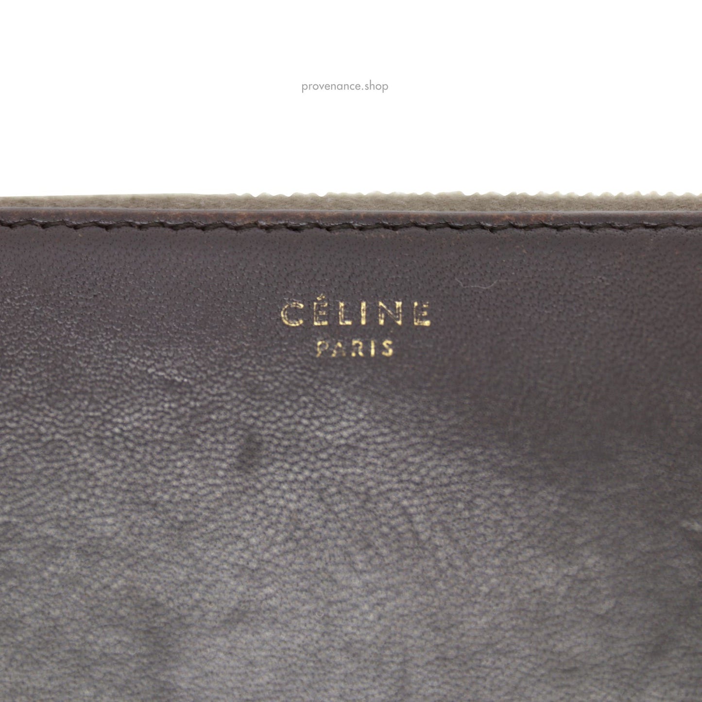 🔴 Celine Multifunction Zip Wallet - Grey/Black