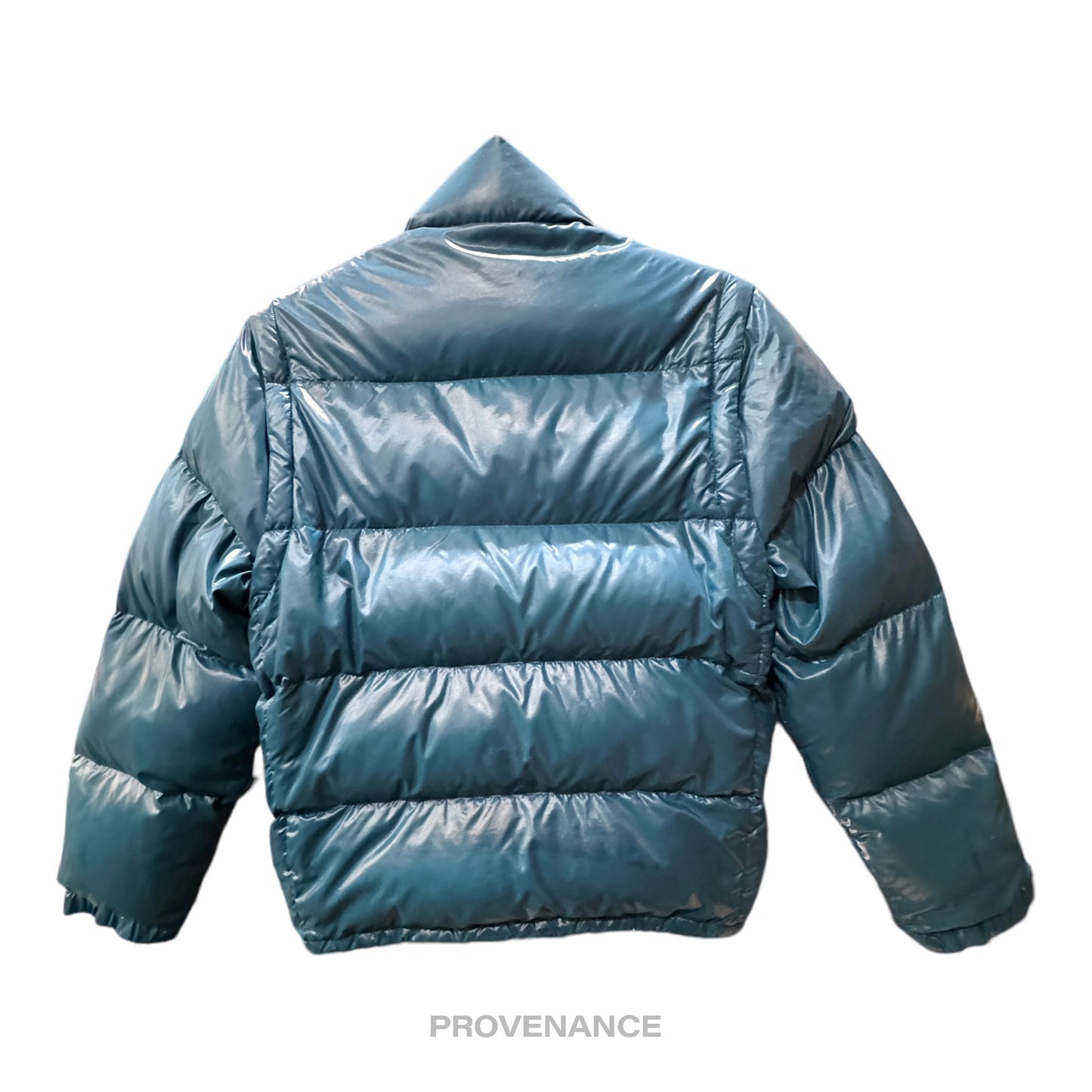 🔴 Moncler Convertible Puffer Down Jacket Coat Vest - Teal 2