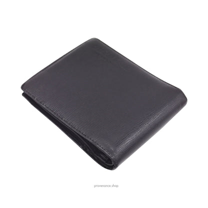 🔴 Givenchy Gentleman Bifold Wallet - Black Leather