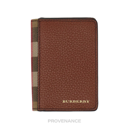 🔴 Burberry Pocket Organizer Wallet - Nova Check