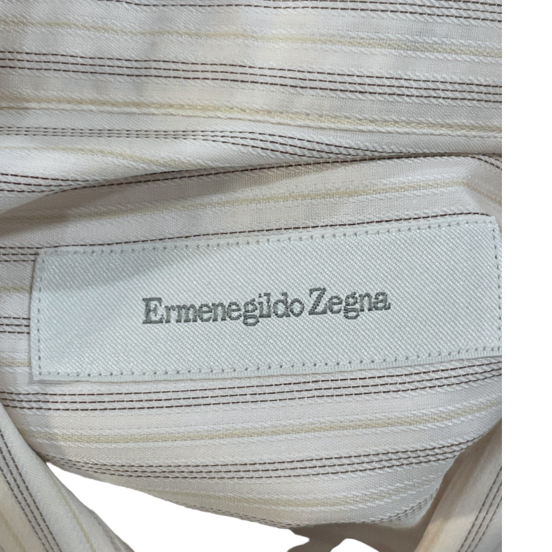 🔴 Ermenegildo Zegna Long Sleeve Shirt - Striped