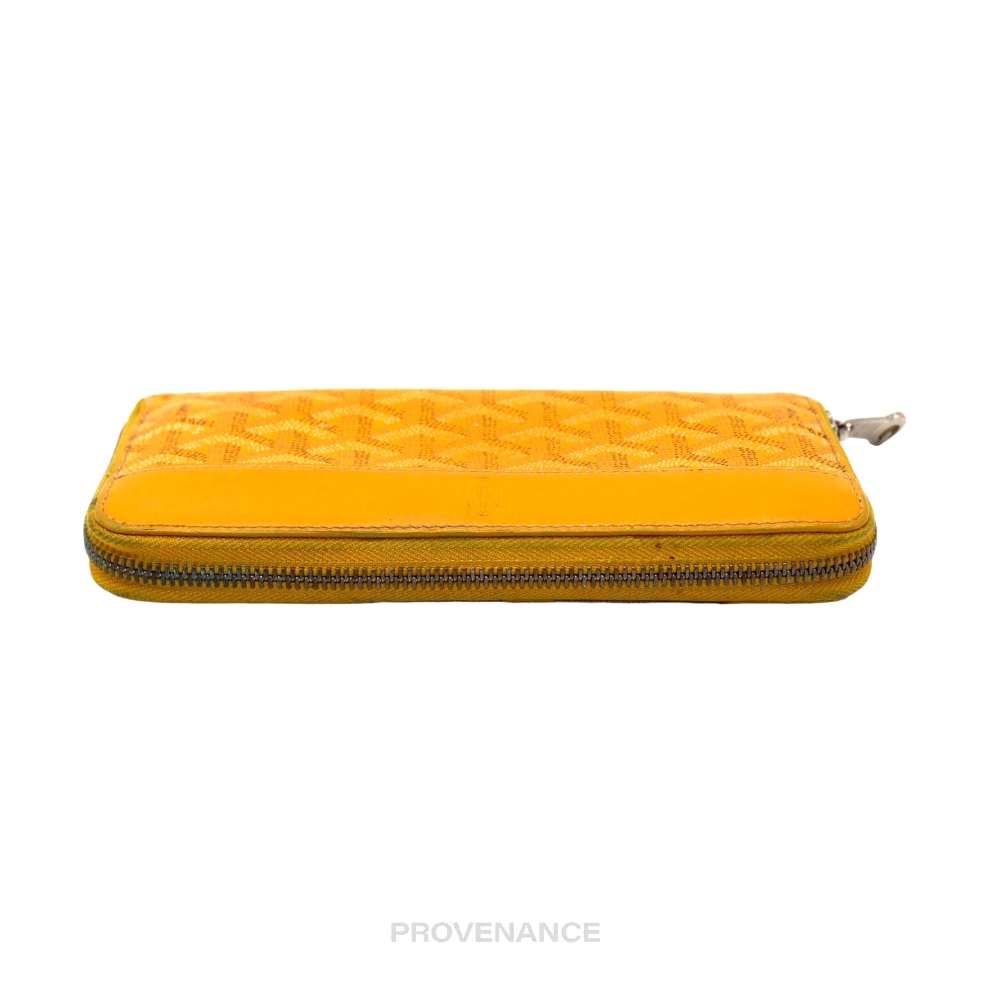 🔴 Goyard Matignon Zipped Wallet - Yellow Goyardine