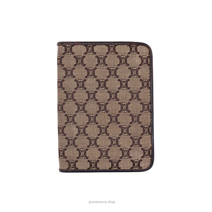 🔴 Celine Pocket Organizer Wallet - Triomphe Jacquard