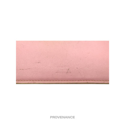 🔴 Goyard Richelieu Long Wallet - Pink Goyardine