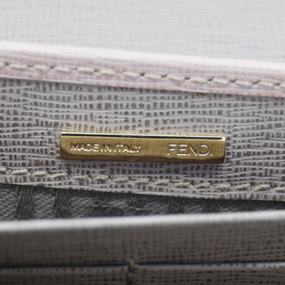 🔴 Fendi Long Wallet - Fuchsia Pink Leather