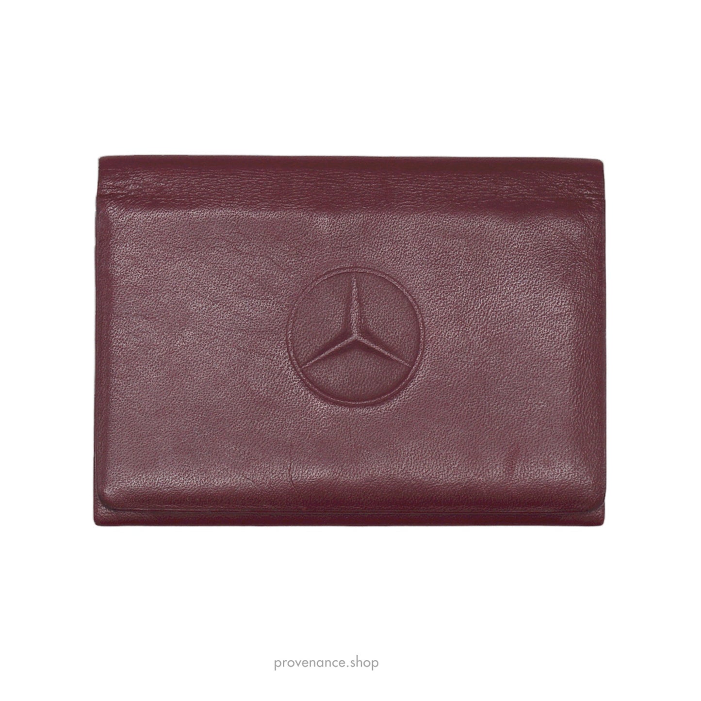 🔴 Mercedes Benz West Germany ID Card Wallet - Burgundy