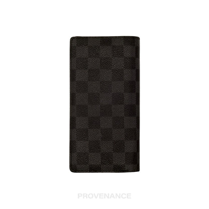 🔴 Louis Vuitton Brazza Long Wallet - Damier Graphite