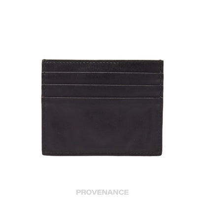 🔴 Fendi Stud Card Holder Wallet - Black
