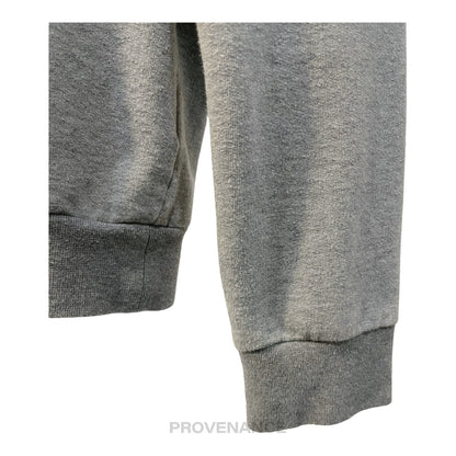 🔴 Canali Crewneck Patch Sweatshirt - Heather Grey