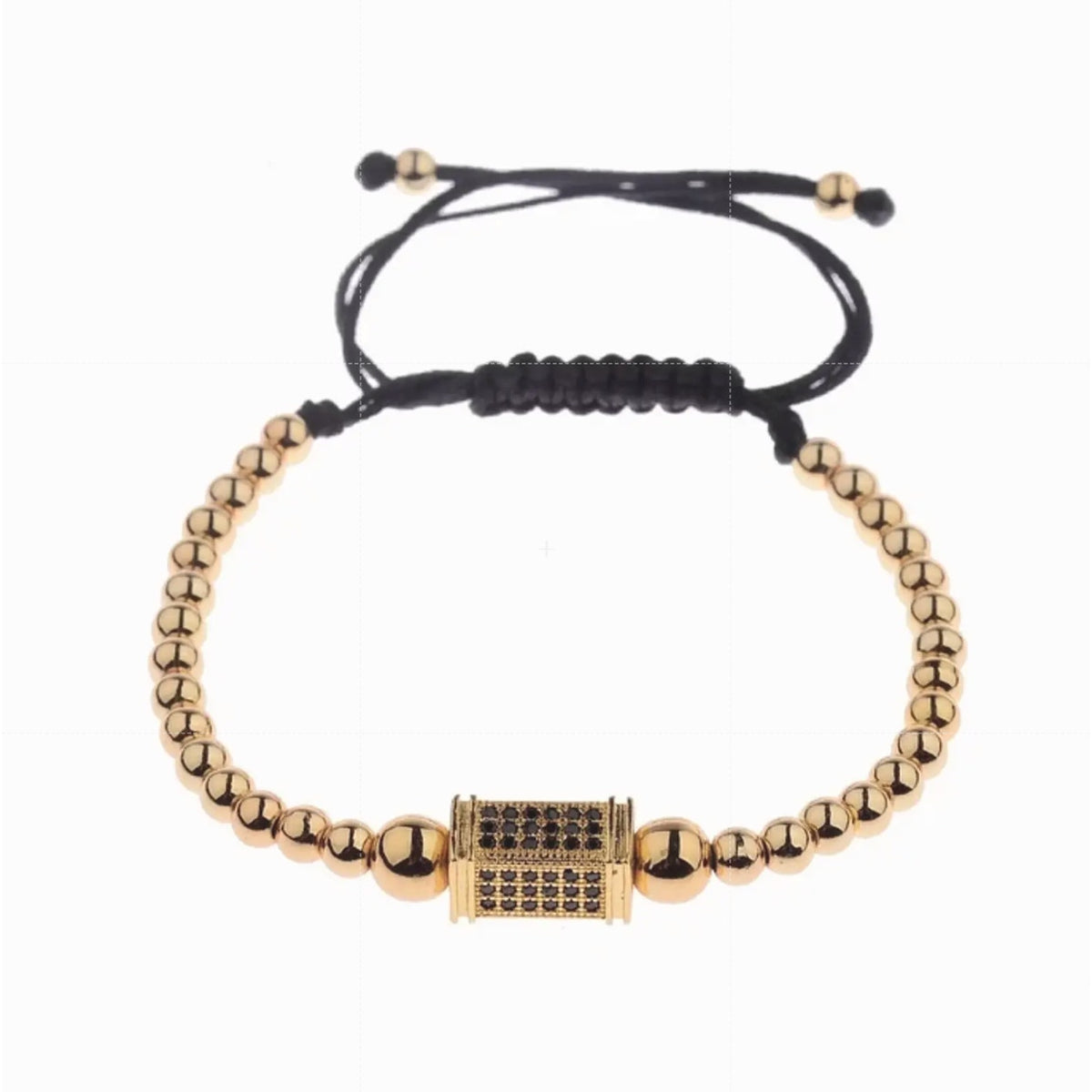 🔴 Bracelet - Yellow Gold Pavé