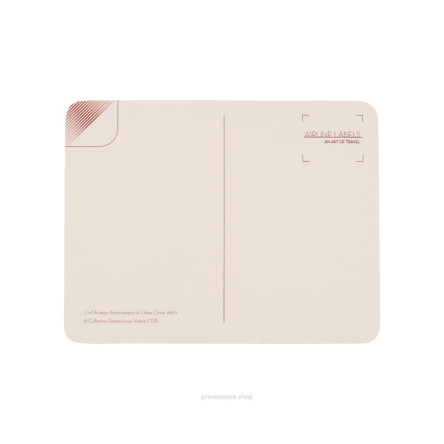 🔴 Airline Label Postcard Sticker- PALACE MUSEUM