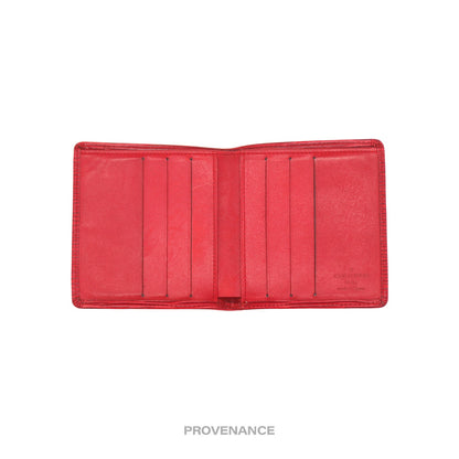 🔴 Louis Vuitton 6CC Bifold Wallet - Red Epi Leather