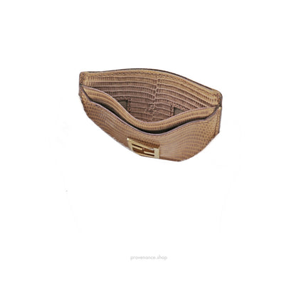 🔴 Fendi FF Card Holder - Lizard