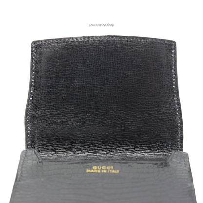 🔴 Gucci Cardholder Wallet - Black Crocodile