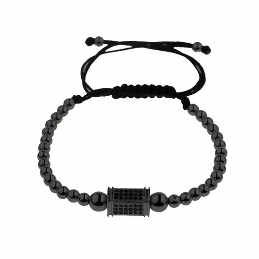 🔴 Bracelet - Black Rhodium Pavé