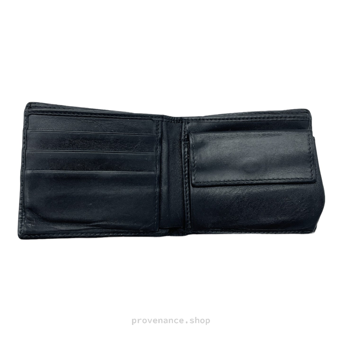 🔴 Gucci GG Supreme Bifold Wallet - Black