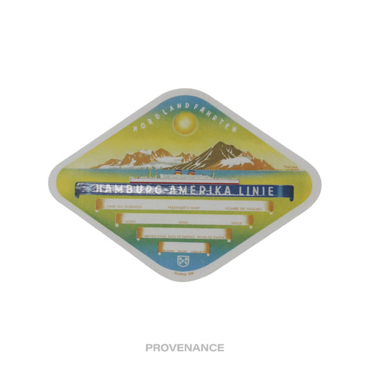 🔴 Louis Vuitton Ocean Liner Sticker Postcard - HAL