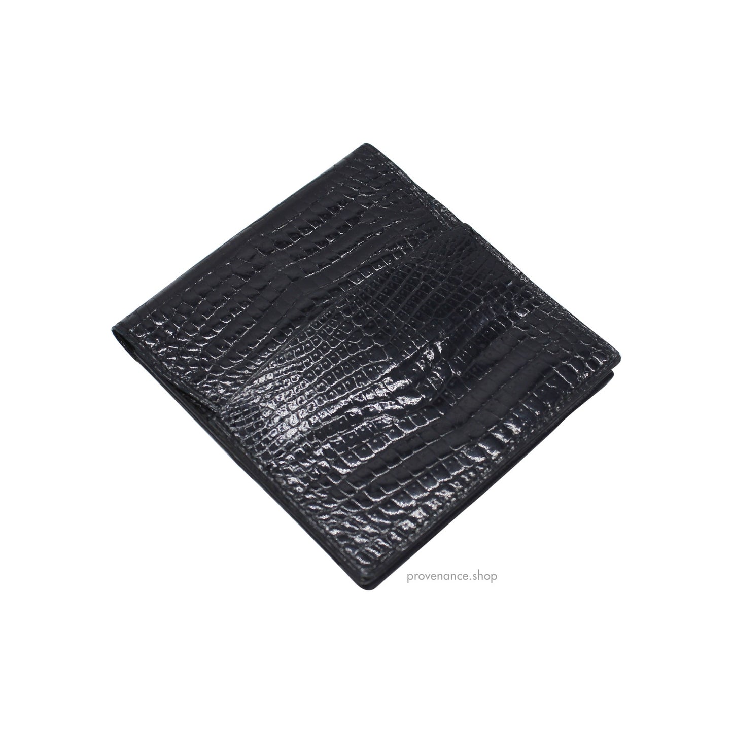 🔴 Gucci Cardholder Wallet - Black Crocodile