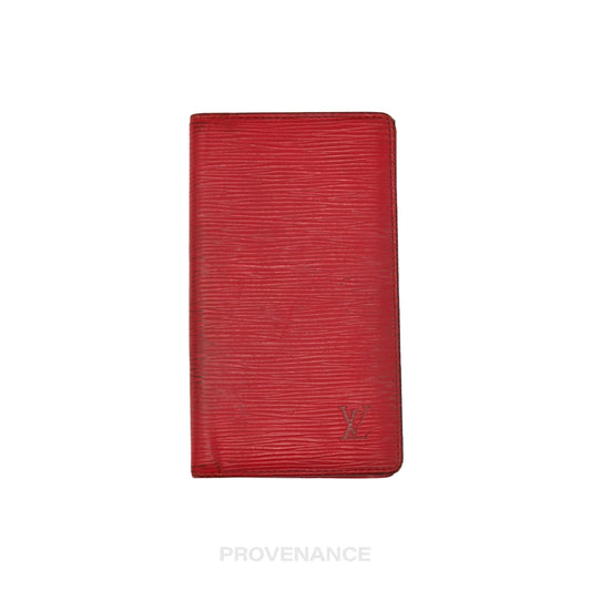 🔴 Louis Vuitton Long Wallet -  Red Epi Leather