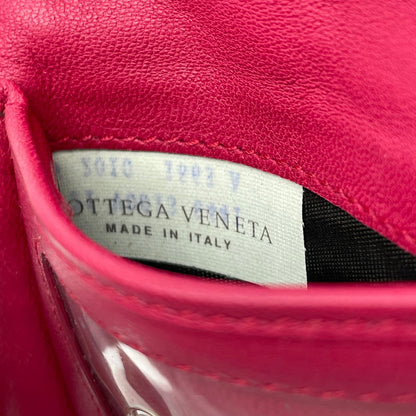 🔴 Bottega Veneta Pocket Organizer Wallet - Raspberry